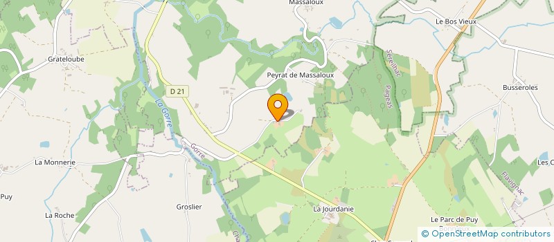 localisation de l'entreprise GAEC DE SAVERGNAC à GORRE