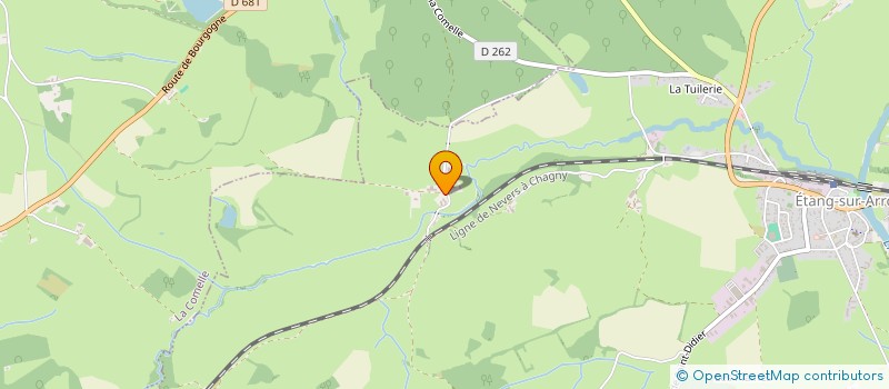 localisation de l'entreprise GAEC DE SAVIGNY  ETANG-SUR-ARROUX