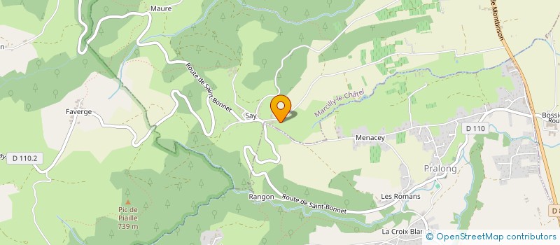 localisation de l'entreprise GAEC DE SAY à MARCILLY-LE-CHATEL