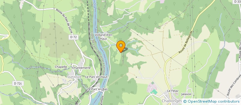 localisation de l'entreprise GAEC DE SEQUOIA à SEYSSEL
