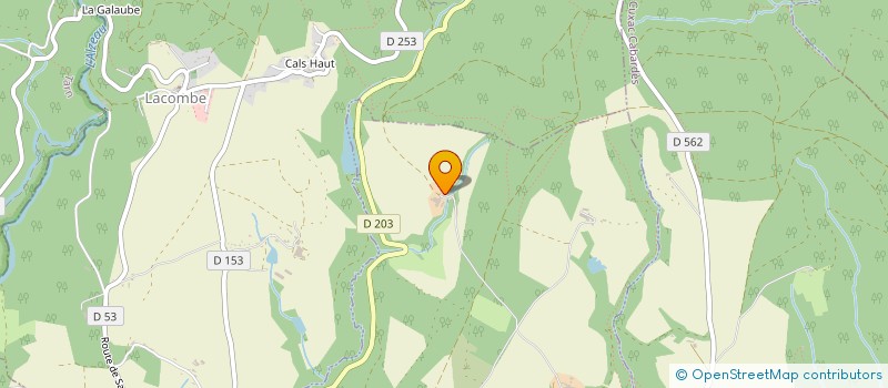 localisation de l'entreprise GAEC DE SIE  FONTIERS-CABARDES