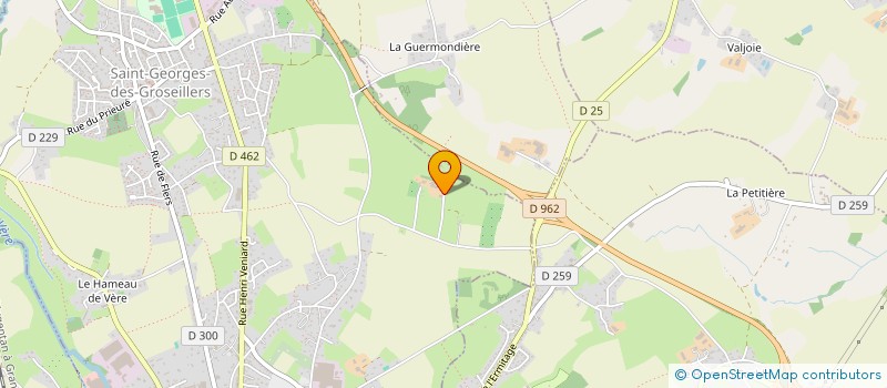 localisation de l'entreprise GAEC DE SOTAVIE à SAINT-GEORGES-DES-GROSEILLERS