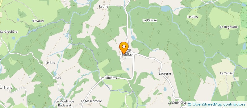localisation de l'entreprise GAEC DE SOUFFAS à VICQ-SUR-BREUILH