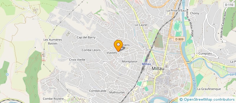 localisation de l'entreprise GAEC DE SOULOBRES à MILLAU