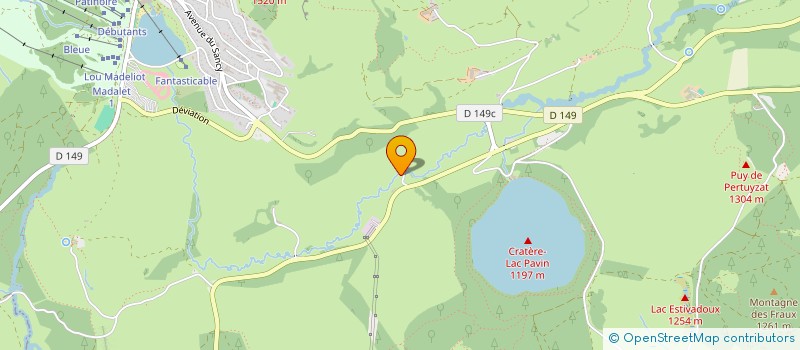 localisation de l'entreprise GAEC DE SUPER BESSE à BESSE-ET-SAINT-ANASTAISE