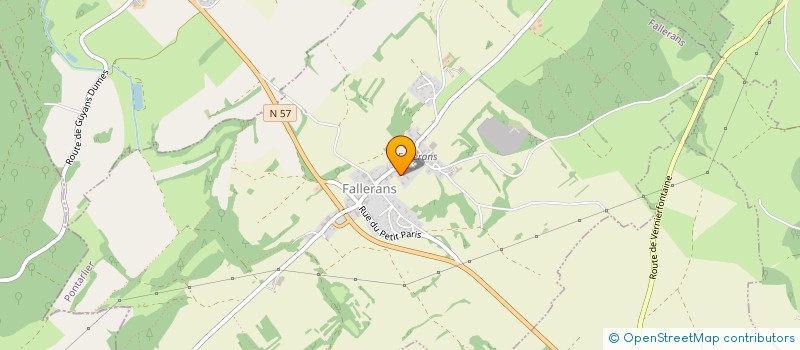 localisation de l'entreprise GAEC DE SUSCIEUX à VERNIERFONTAINE
