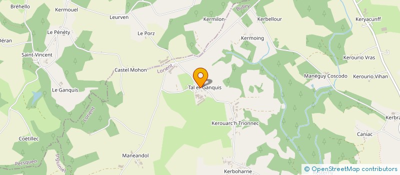 localisation de l'entreprise GAEC DE TALERGANQUIS à BUBRY