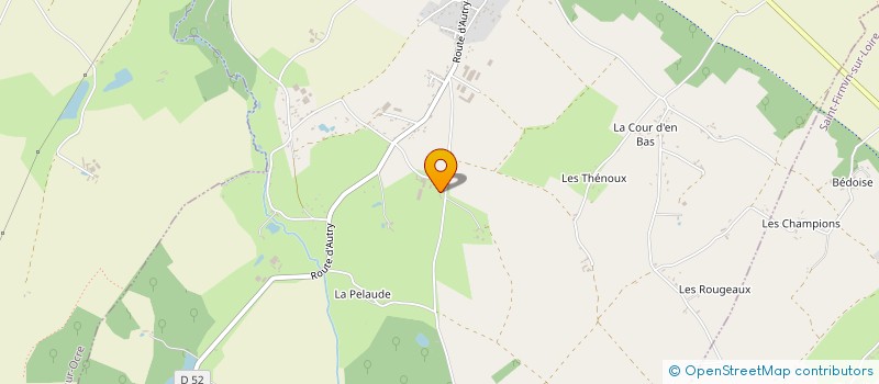 localisation de l'entreprise GAEC DE TARDY à SAINT-BRISSON-SUR-LOIRE