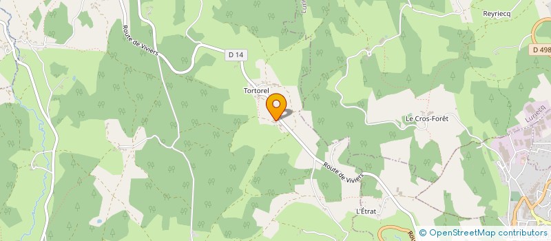 localisation de l'entreprise GAEC DE TORTOREL à ESTIVAREILLES