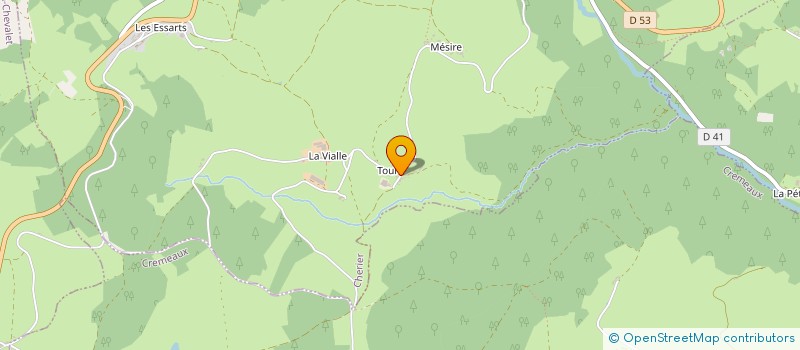 localisation de l'entreprise GAEC DE TOUR à CHERIER