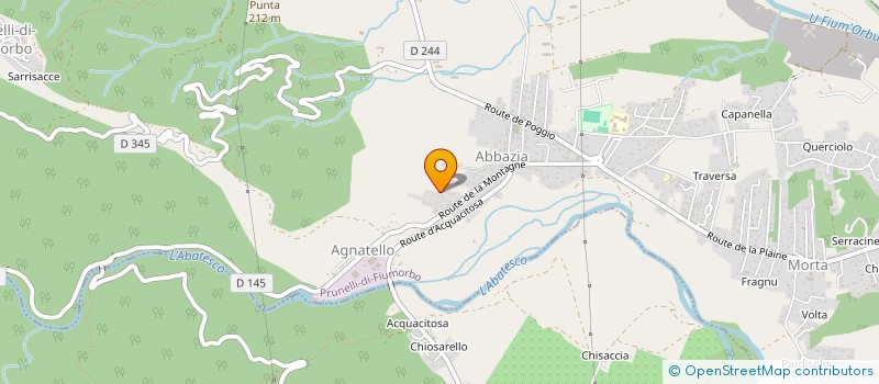 localisation de l'entreprise GAEC DE TOZZA à PRUNELLI-DI-FIUMORBO