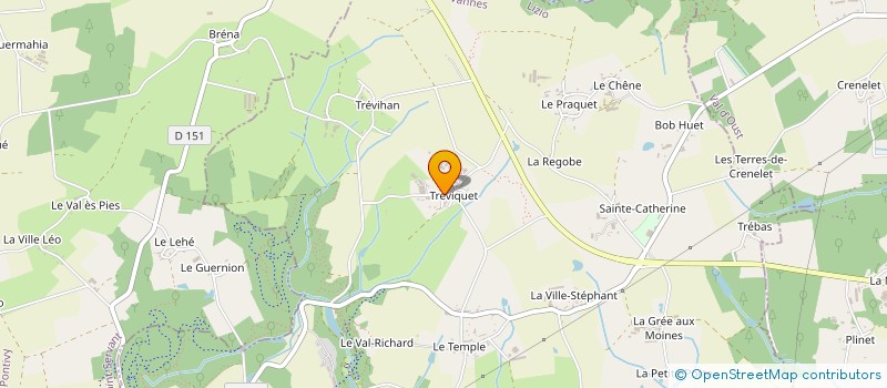 localisation de l'entreprise GAEC DE TREVIQUET  LIZIO