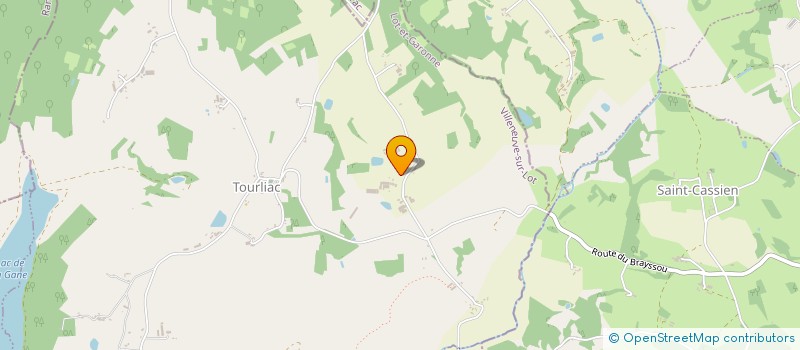 localisation de l'entreprise GAEC DE TRUELLES à TOURLIAC