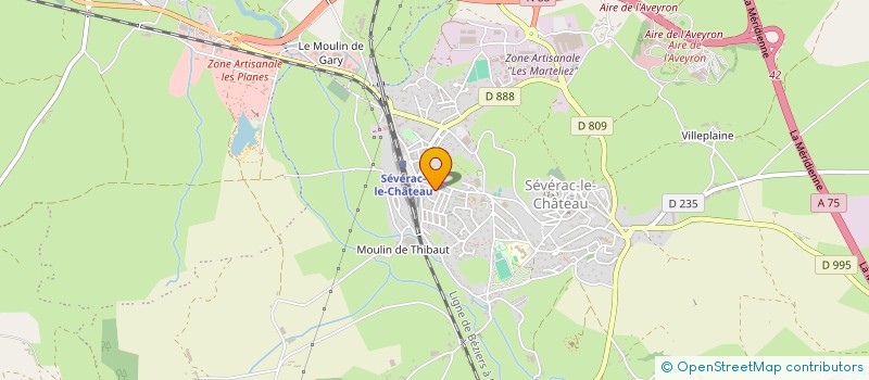 localisation de l'entreprise GAEC DE UGNES à SEVERAC D'AVEYRON