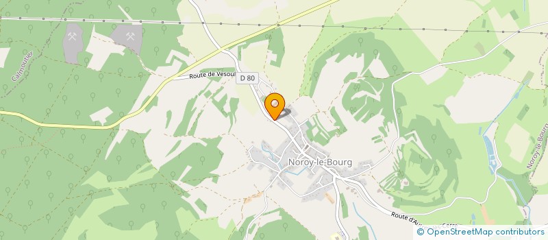localisation de l'entreprise GAEC DE VALROIS à VALLEROIS-LE-BOIS