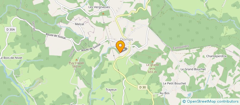 localisation de l'entreprise GAEC DE VASSIVIERE à BEAUMONT-DU-LAC