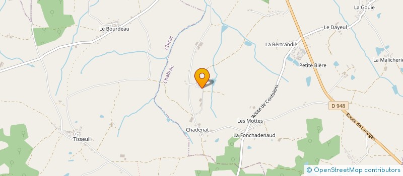 localisation de l'entreprise GAEC DE VERGNOLLET à CHABRAC