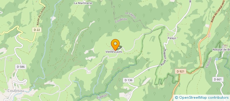 localisation de l'entreprise GAEC DE VIEILLECAZES  COUBISOU