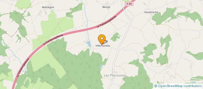 localisation de l'entreprise GAEC DE VILLEMONTEIX à BROMONT-LAMOTHE