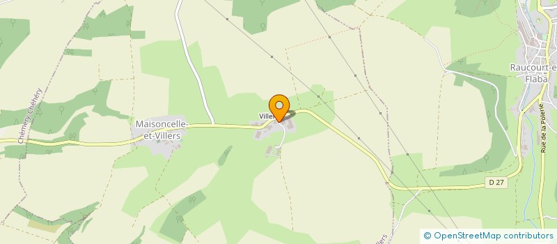 localisation de l'entreprise GAEC  DE VILLERS  MAISONCELLE-ET-VILLERS