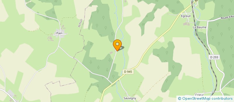 localisation de l'entreprise GAEC DE VILLETTE  AUNAY-EN-BAZOIS