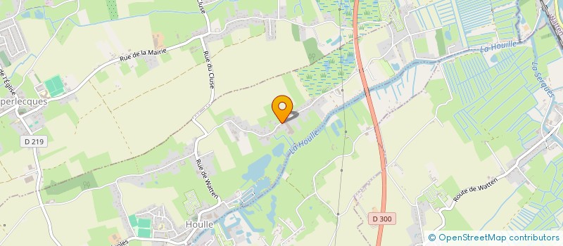 localisation de l'entreprise GAEC DE VINCQ  HOULLE