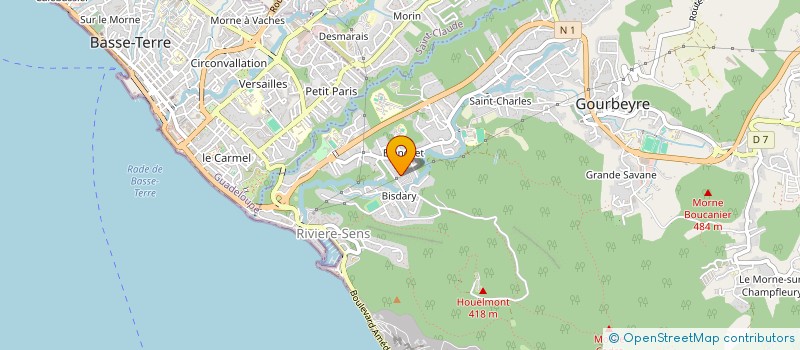 localisation de l'entreprise GAEC DE YUIKETY  GOURBEYRE