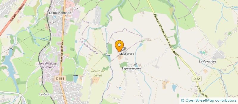 localisation de l'entreprise GAEC DE ZEPHIR  CALMONT