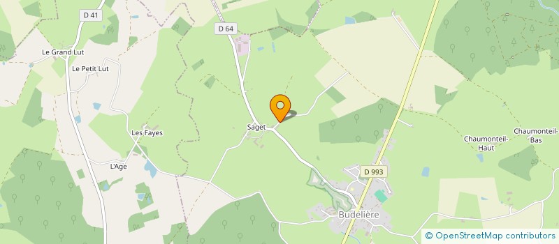 localisation de l'entreprise GAEC DEBOUCHE à BUDELIERE