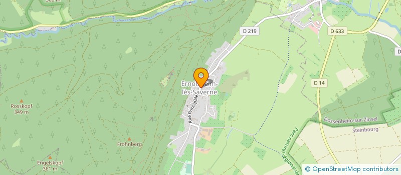 localisation de l'entreprise GAEC DECKER  NIEDERSOULTZBACH