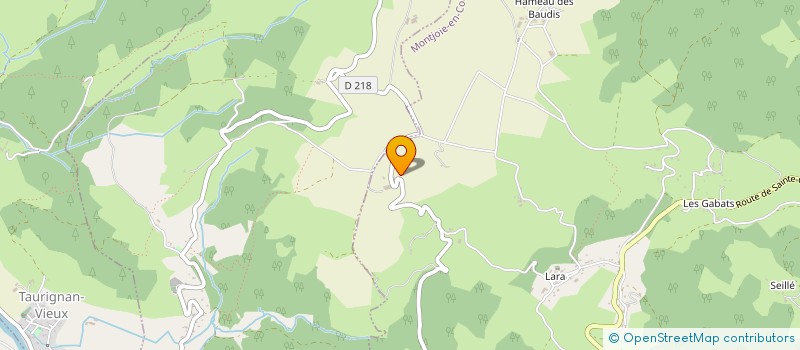 localisation de l'entreprise GAEC DEDIEU PERE ET FILS à MONTJOIE-EN-COUSERANS