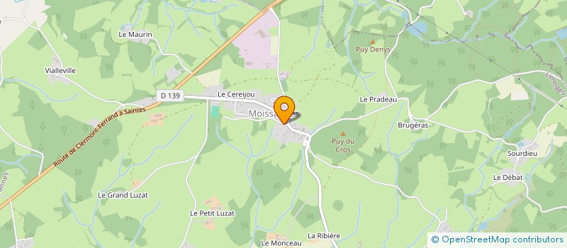localisation de l'entreprise GAEC DEGOT à MOISSANNES