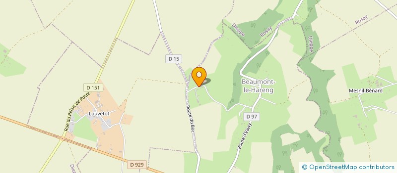 localisation de l'entreprise GAEC DEHAYS  BEAUMONT-LE-HARENG