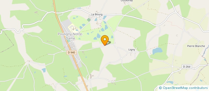 localisation de l'entreprise GAEC DELACHATRE à POULIGNY-NOTRE-DAME