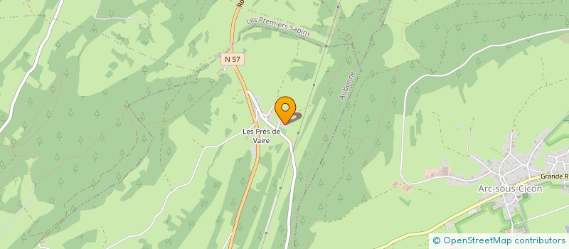 localisation de l'entreprise GAEC DELACROIX DES PRES DE VAIRE à AUBONNE