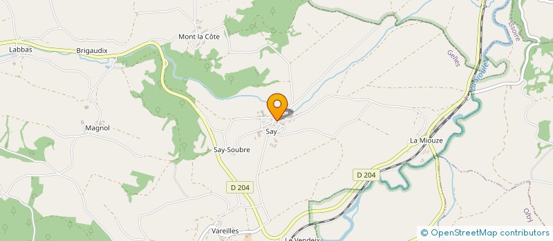 localisation de l'entreprise GAEC DELARBRE PERE ET FILS à GELLES