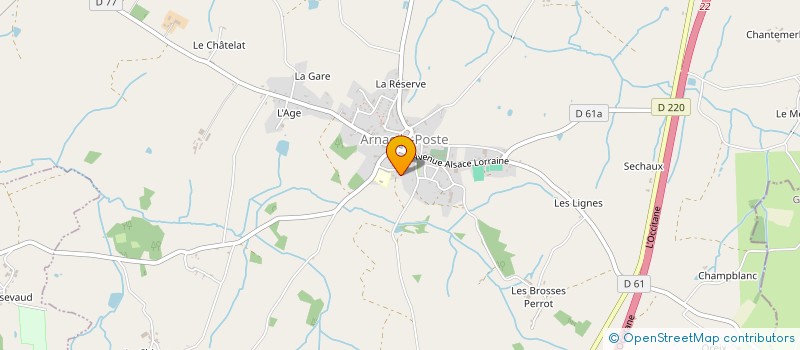 localisation de l'entreprise GAEC DELATTRE à SAINT-GEORGES-LES-LANDES
