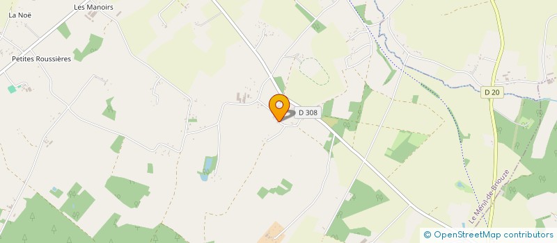 localisation de l'entreprise GAEC DELAUNAY  SAINT-ANDRE-DE-BRIOUZE