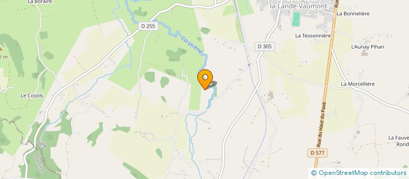 localisation de l'entreprise GAEC DELEURIE à VIRE-NORMANDIE