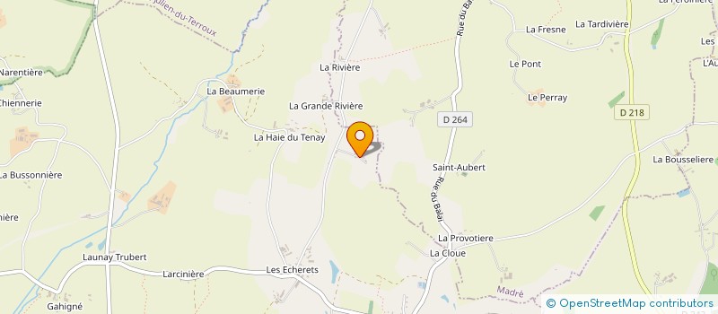 localisation de l'entreprise GAEC DELILE à CHEVAIGNE-DU-MAINE