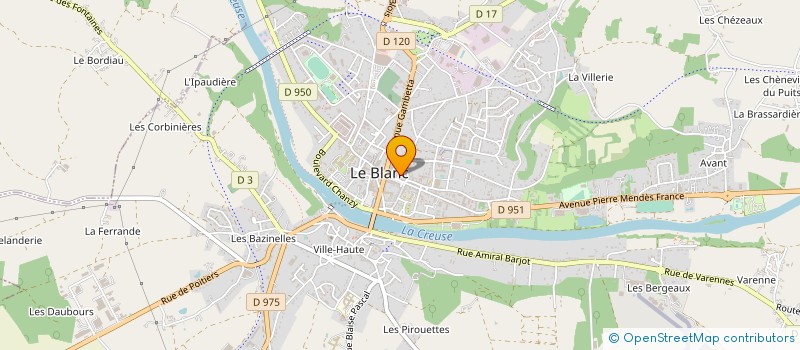 localisation de l'entreprise GAEC DELOCHE à RUFFEC
