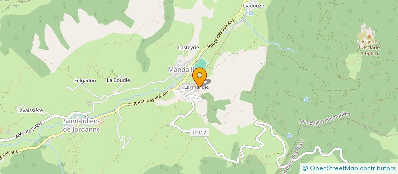 localisation de l'entreprise GAEC DELORD PERE ET FILS à MANDAILLES SAINT JULIEN