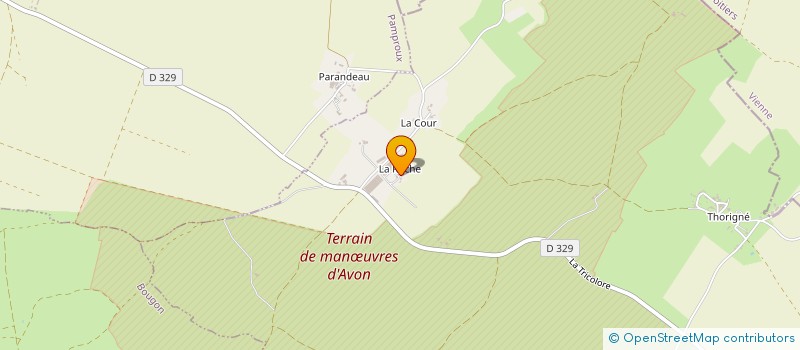 localisation de l'entreprise GAEC DEMARBRE à AVON
