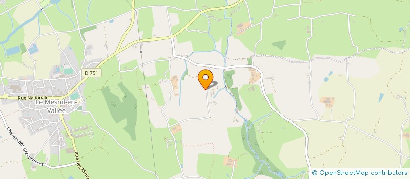 localisation de l'entreprise GAEC DENIS à MAUGES-SUR-LOIRE