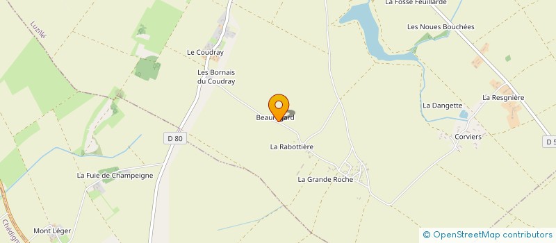 localisation de l'entreprise GAEC DENIS PERE ET FILS  CIVRAY-DE-TOURAINE