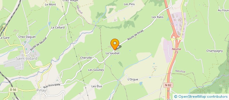 localisation de l'entreprise GAEC DERPET  NEULISE