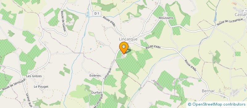 localisation de l'entreprise GAEC DERRIEUX PIERRE ET FILS à CESTAYROLS