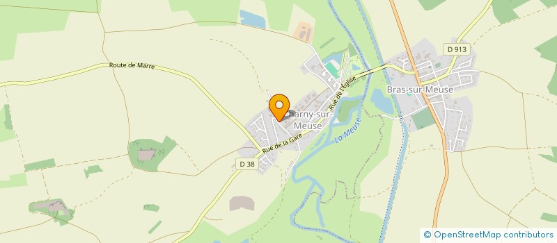 localisation de l'entreprise GAEC DES 12 COMMUNES à CHARNY-SUR-MEUSE
