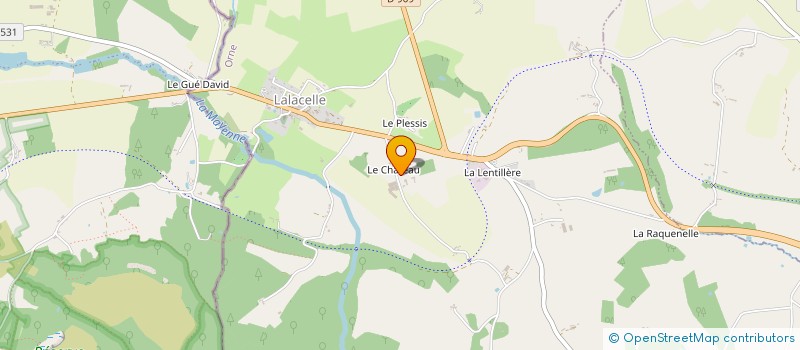 localisation de l'entreprise GAEC DES 2 A à LALACELLE