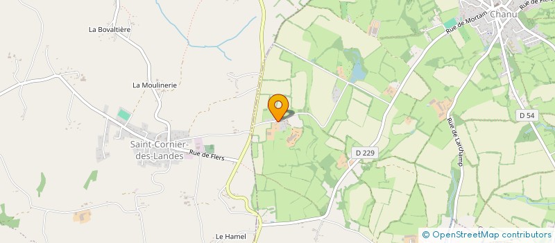 localisation de l'entreprise GAEC DES 2 MONTS à CHANU